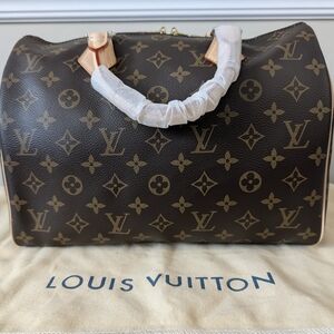 Brown Monogram Satchel